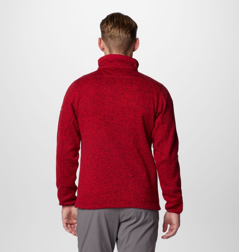 pánský fleecový svetr collegiate sweater weather s polovičními zipy - alabama