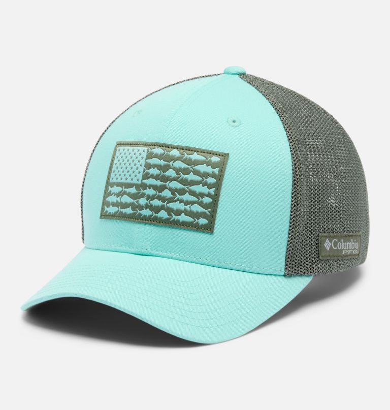 Čepice s kuličkou pfg fish flag ze síťoviny