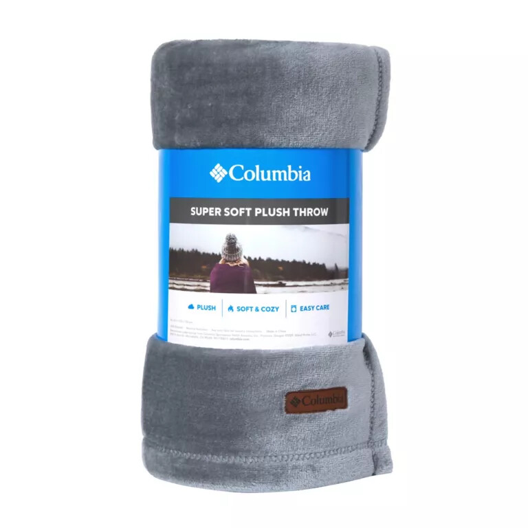 plyšový přehoz columbia