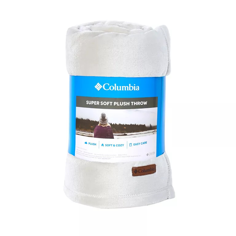 plyšový přehoz columbia