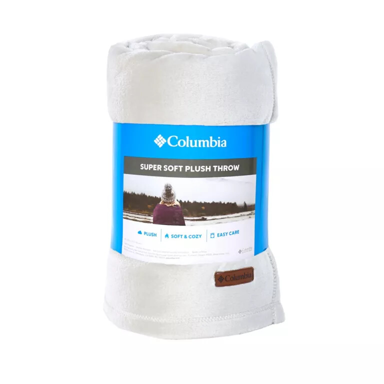plyšový přehoz columbia