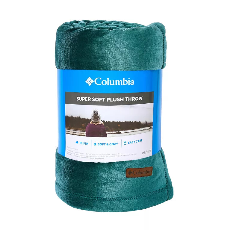 plyšový přehoz columbia