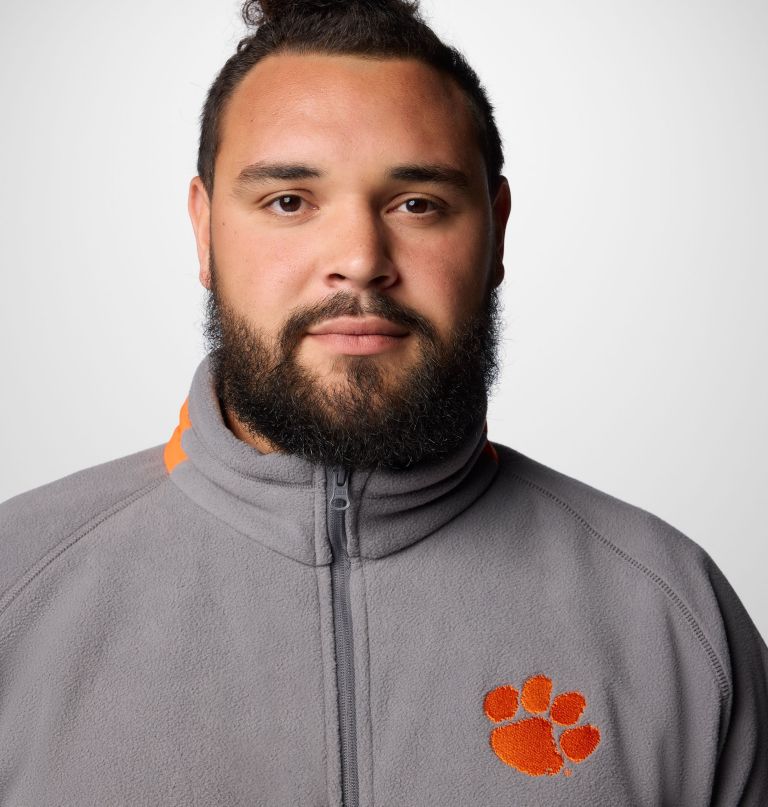 pánská fleecová bunda collegiate flanker iv - clemson - velká