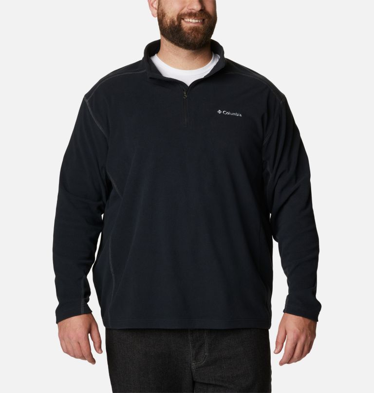 pánský fleecový svetr klamath range ii s poloviční zipem - velký