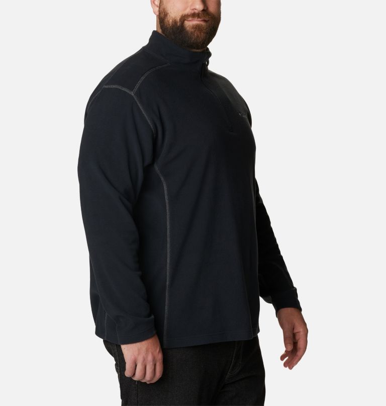 pánský fleecový svetr klamath range ii s poloviční zipem - velký