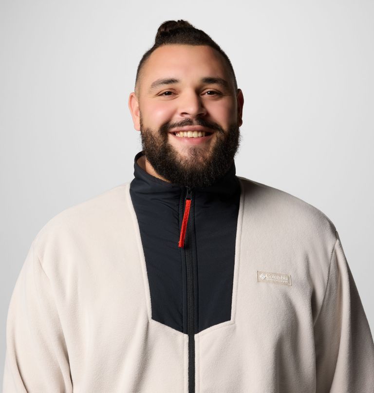 pánská fleecová mikina sequoia grove full zip - velká