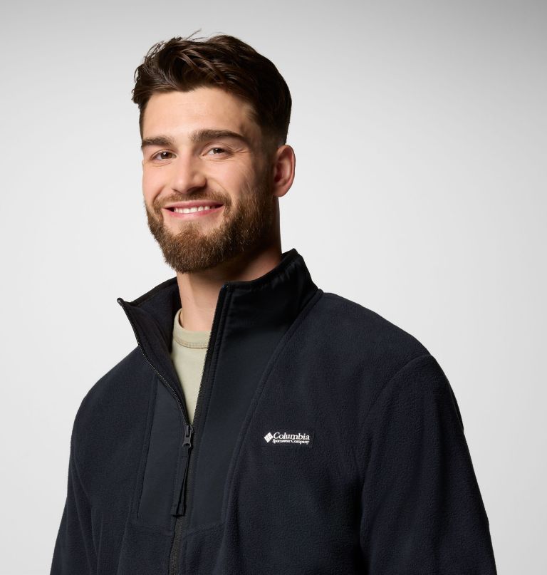 pánská fleecová mikina sequoia grove full zip - tall