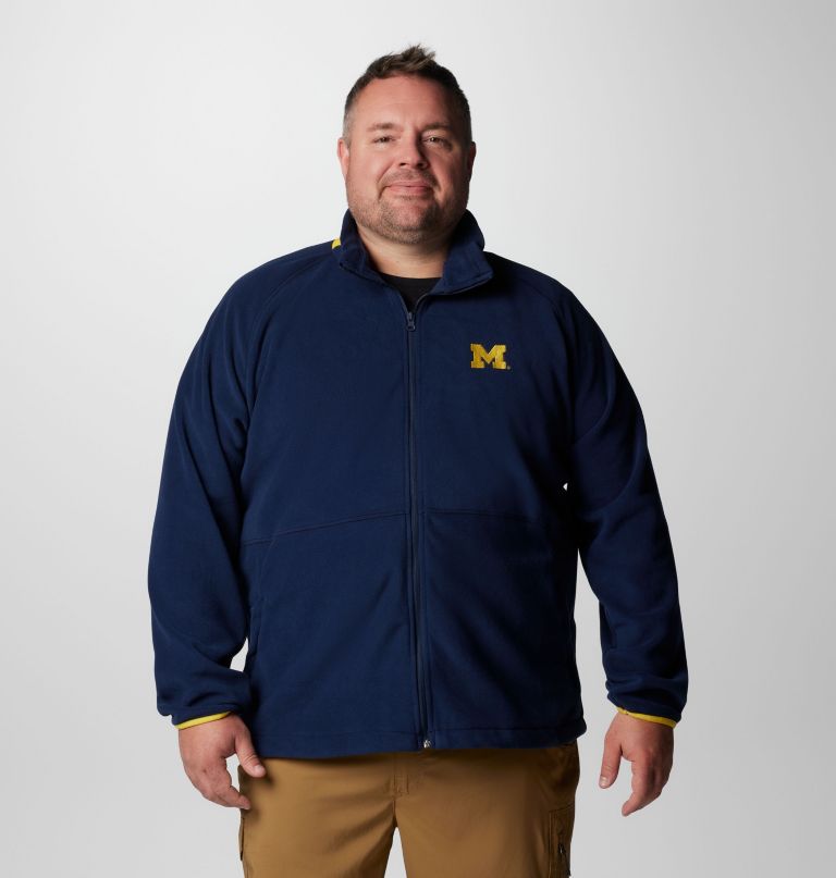 pánská fleecová bunda collegiate flanker iv - michigan - velká