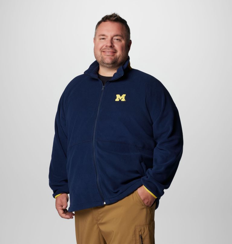 pánská fleecová bunda collegiate flanker iv - michigan - velká