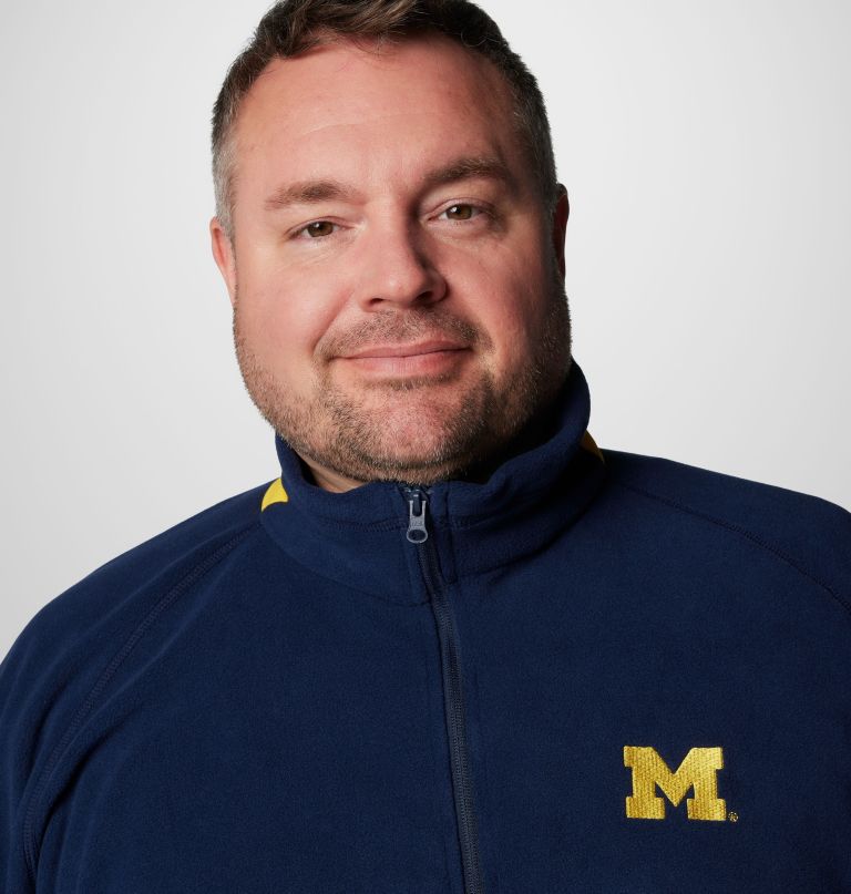 pánská fleecová bunda collegiate flanker iv - michigan - velká