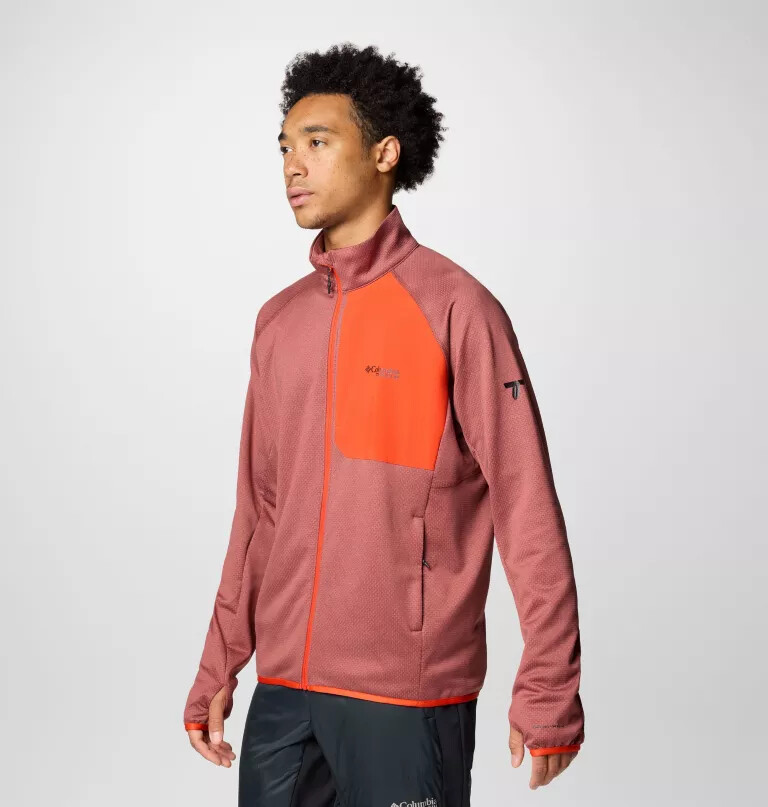 pánská bunda triple canyon grid fleece ii s celozipovým zipem