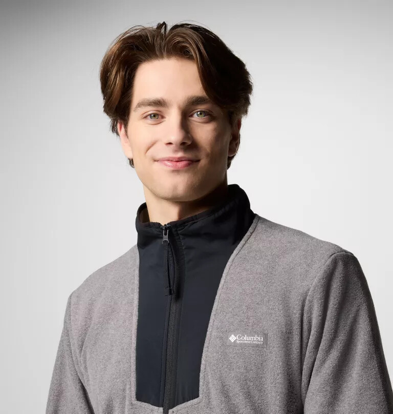 pánská fleecová mikina sequoia grove s celozipovým zipem