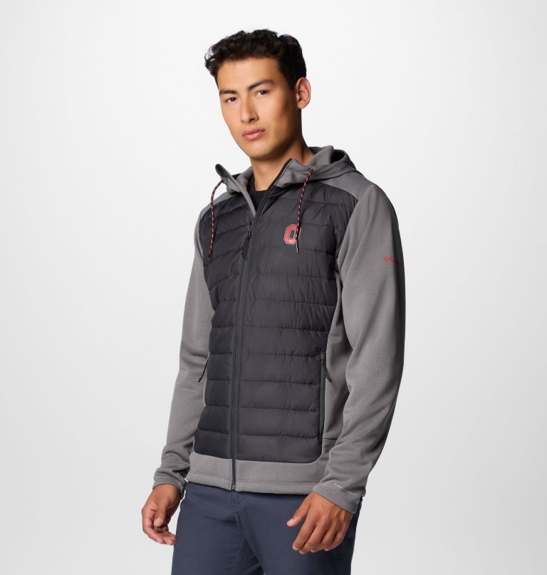 pánská hybridní mikina collegiate out-shield – ohio state