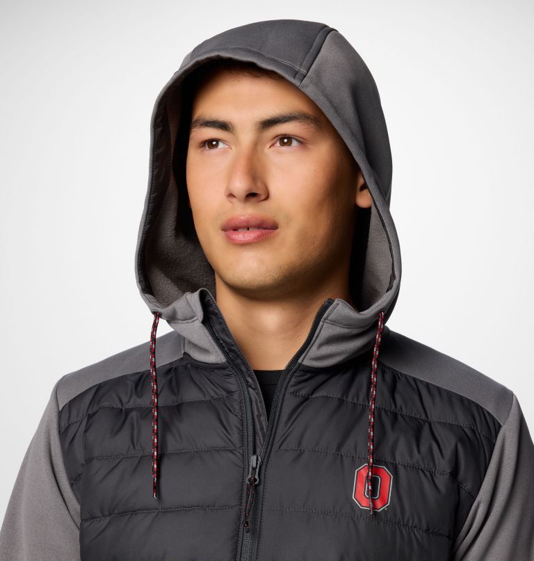 pánská hybridní mikina collegiate out-shield – ohio state
