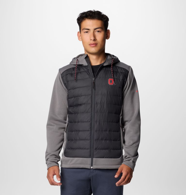 pánská hybridní mikina collegiate out-shield – ohio state