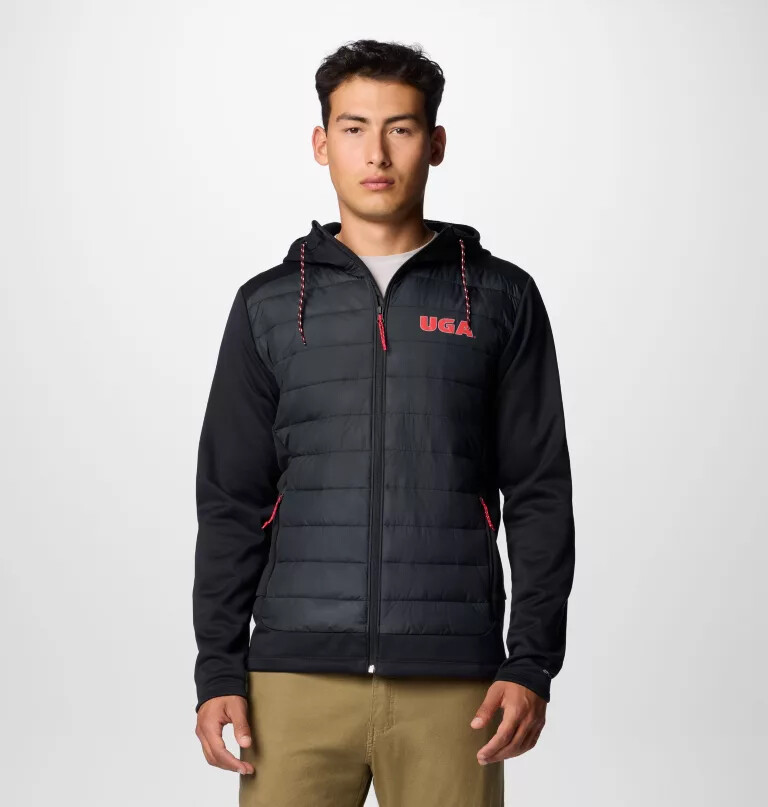 pánská hybridní mikina collegiate out-shield - georgia