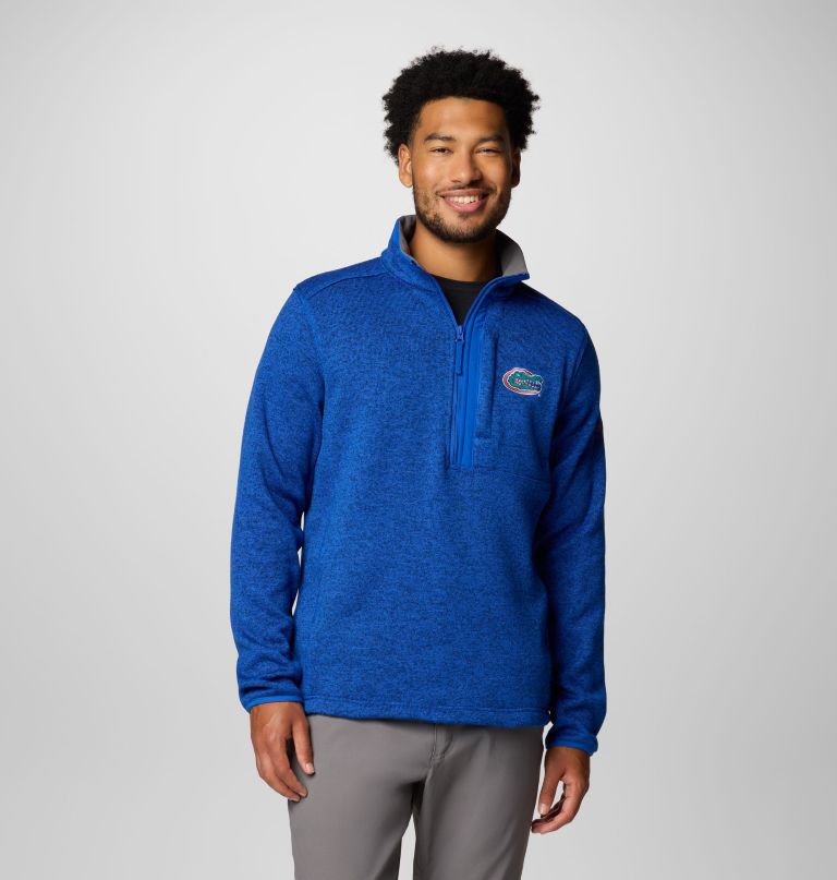 pánský fleecový svetr collegiate sweater weather s polovičními zipy - florida