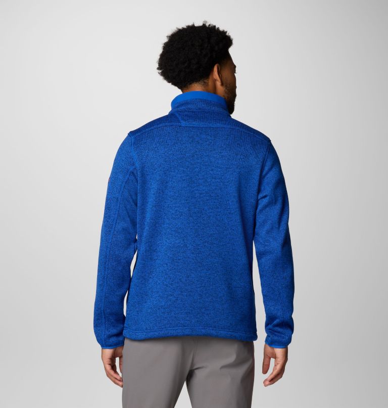 pánský fleecový svetr collegiate sweater weather s polovičními zipy - florida