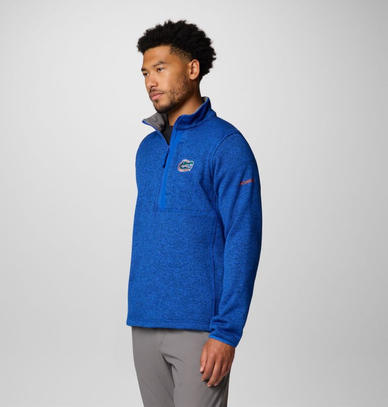 pánský fleecový svetr collegiate sweater weather s polovičními zipy - florida