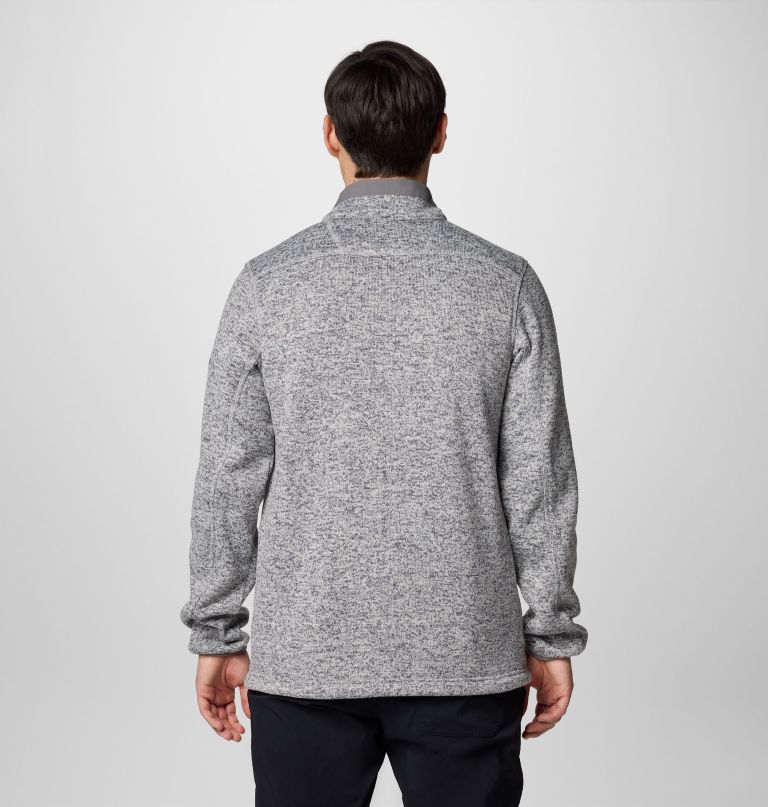 pánský fleecový svetr collegiate sweater weather s polovičními zipy - lsu