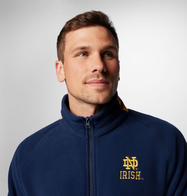pánská fleecová bunda collegiate flanker iv - notre dame