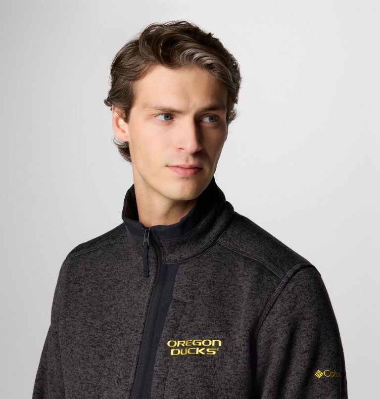 pánský fleecový svetr collegiate sweater weather s polovičními zipy - oregon