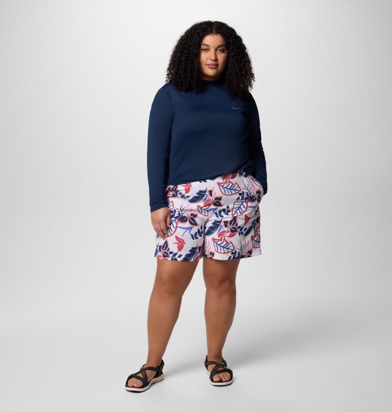 dámské kraťasy s potiskem sandy river iii – plus size