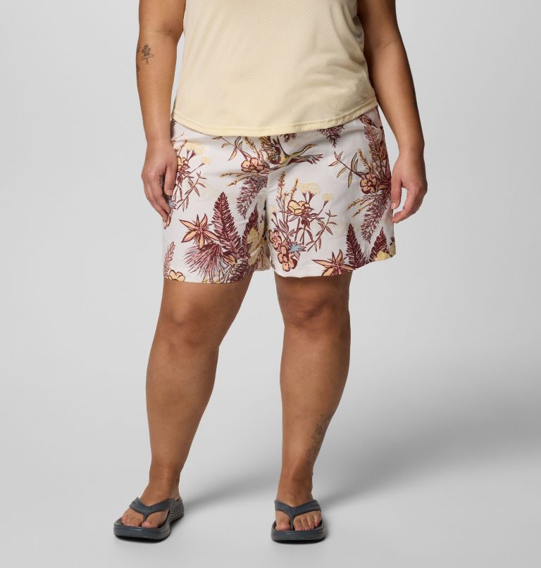 dámské kraťasy s potiskem sandy river iii – plus size