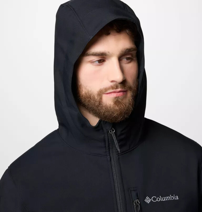 pánská softshellová bunda s kapucí ascender ii