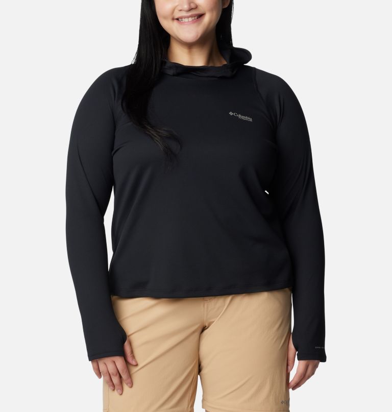 dámská mikina s kapucí summit valley – plus size