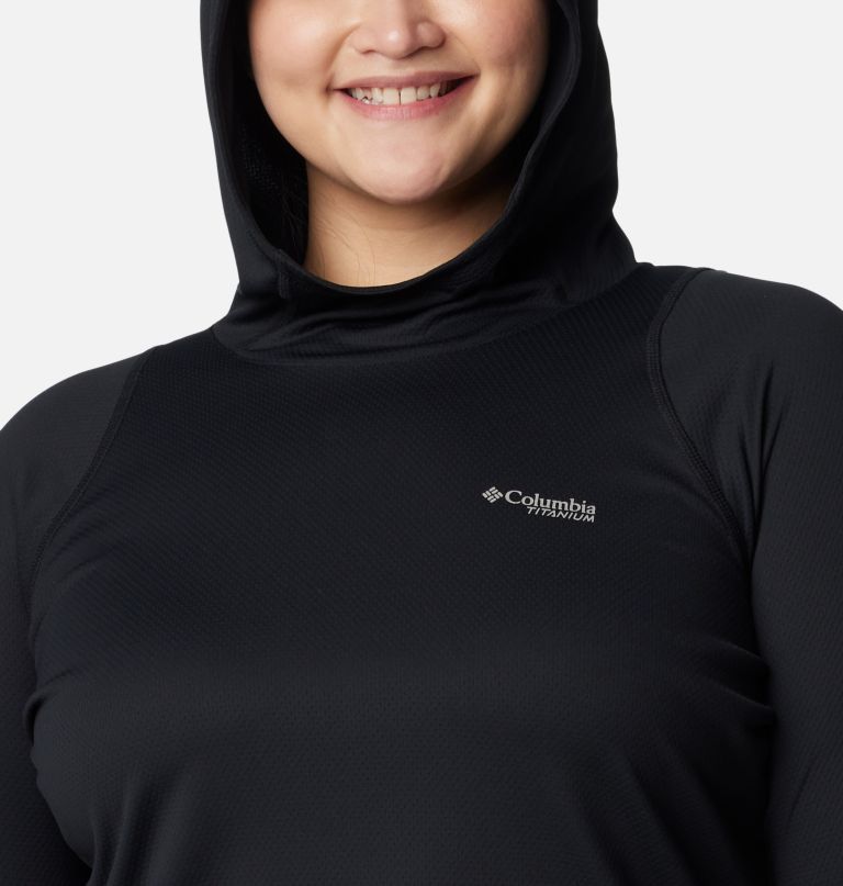 dámská mikina s kapucí summit valley – plus size