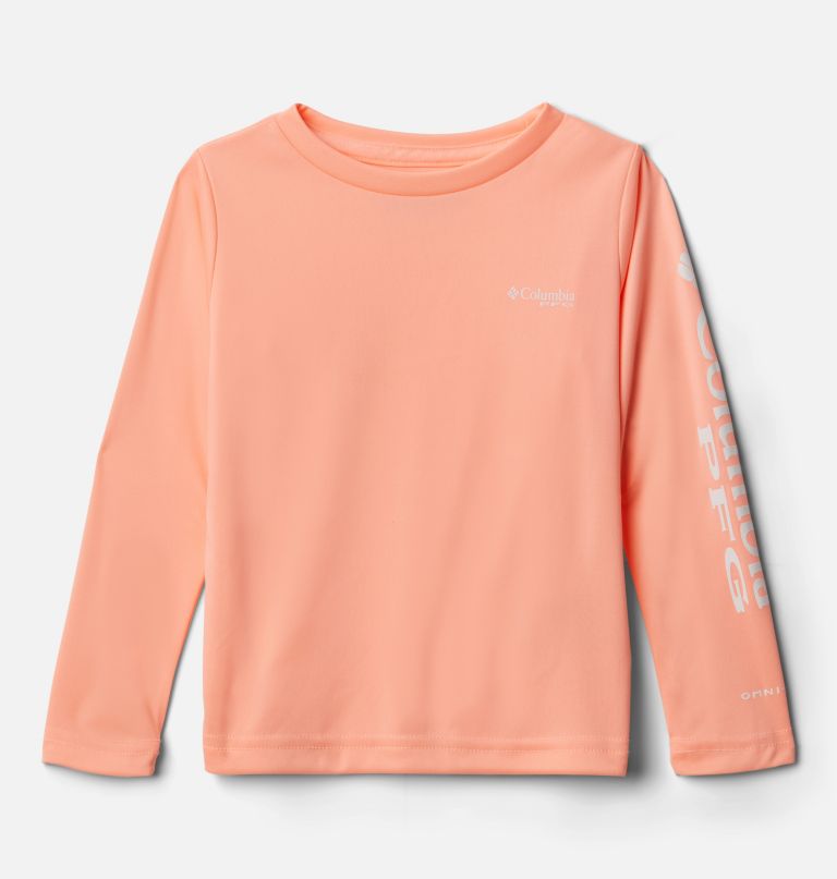 dívčí batolecí tričko s dlouhým rukávem pfg tidal tee