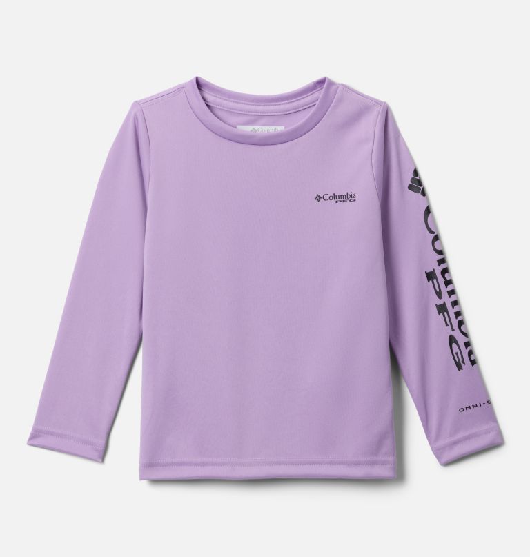 dívčí batolecí tričko s dlouhým rukávem pfg tidal tee